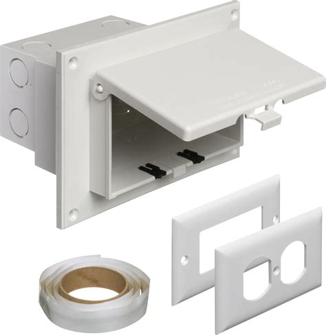 arlington outdoor electrical box|recessed weatherproof outlet box.